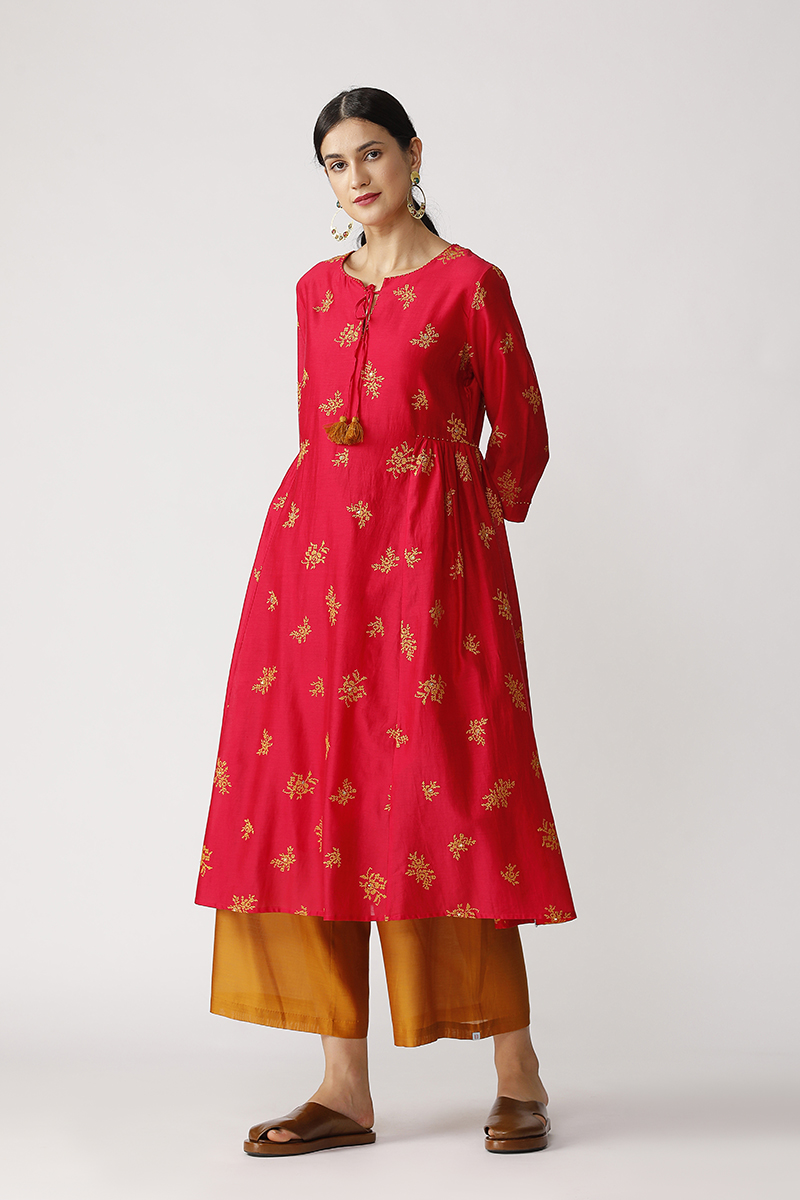 Somi Embroidered Tunic Dress